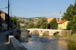 Sarajewo, most kolo którego zabito arcyksięcia Ferdynanda