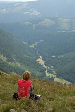 Widok ze Śnieżki